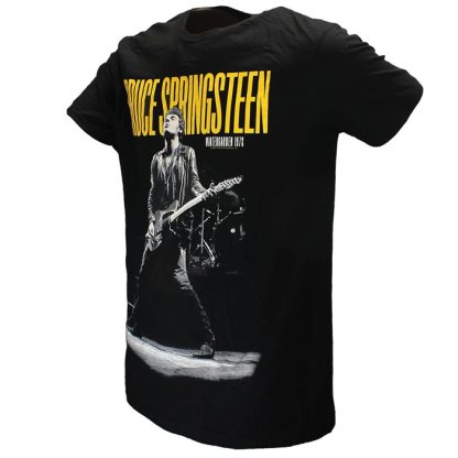 Band Merchandise Bruce Springsteen Winterland Ballroom Guitar T-Shirt - Image 2