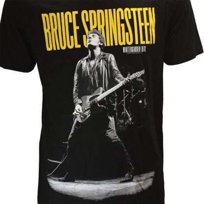 Band Merchandise Bruce Springsteen Winterland Ballroom Guitar T-Shirt - Image 3