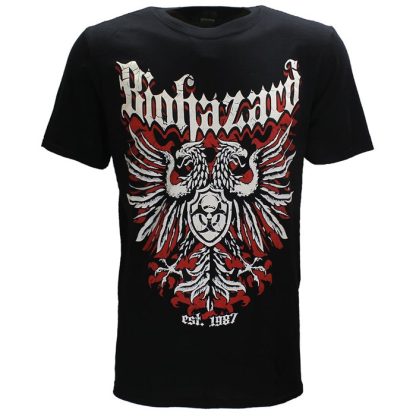 Band Merchandise Biohazard Crest T-Shirt
