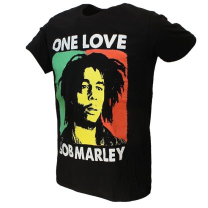 Band Merchandise Bob Marley One Love Rasta T-Shirt - Image 2