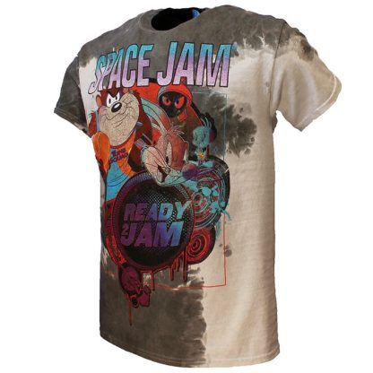 Space Jam Space Jam 2 Ready 2 Jam Dip Dye T-Shirt - Image 2
