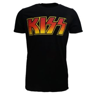 Band Merchandise KISS Classic Logo Band T-Shirt Black