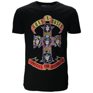 Band Merchandise Guns N' Roses Appetite For Destruction T-Shirt