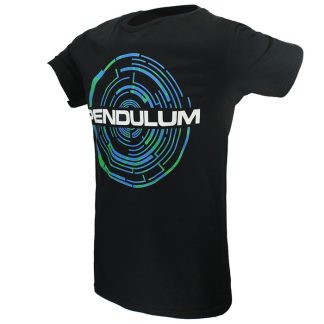 Band Merchandise Pendulum Wave Vortex Colour Logo T-Shirt