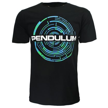 Band Merchandise Pendulum Wave Vortex Colour Logo T-Shirt - Image 2
