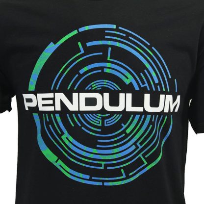 Band Merchandise Pendulum Wave Vortex Colour Logo T-Shirt - Image 3