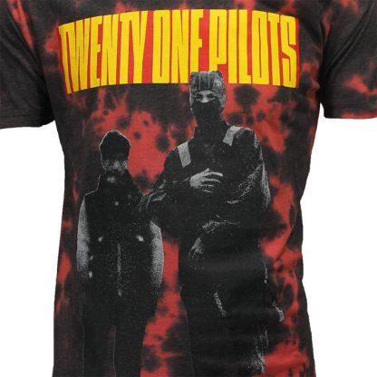 Band Merchandise Twenty One Pilots Dip Dye T-Shirt - Image 5
