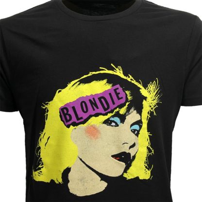 Band Merchandise Blondie Punk Logo T-Shirt - Image 3