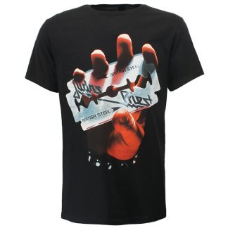 Band Merchandise Judas Priest British Steel Razorblade T-Shirt