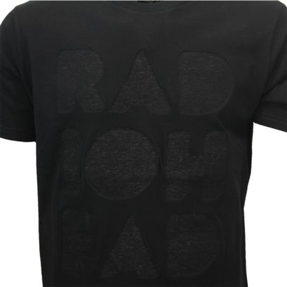 Band Merchandise Radiohead Debossed Print on Inside Effect T-Shirt - Image 3