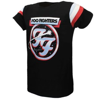 Band Merchandise Foo Fighters Comet 60's Style Tricolored Ringer T-Shirt