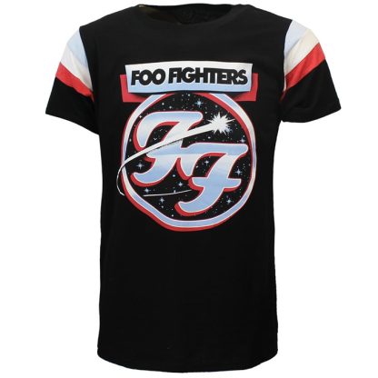 Band Merchandise Foo Fighters Comet 60's Style Tricolored Ringer T-Shirt - Image 2