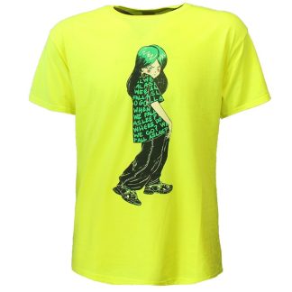 Band Merchandise Billie Eilish Anime Protagonist T-Shirt