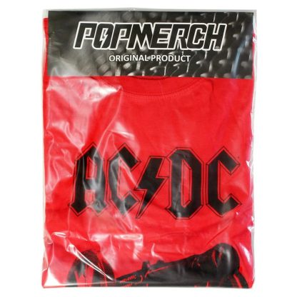 Band Merchandise ACDC For Those About To Rock Red T-Shirt - Image 4