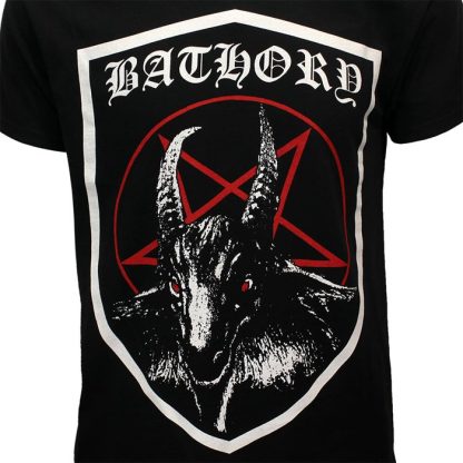 Band Merchandise Bathory Shield T-Shirt - Image 3