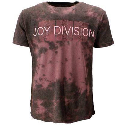 Band Merchandise Joy Division Pulse Dip Dye T-Shirt - Image 3