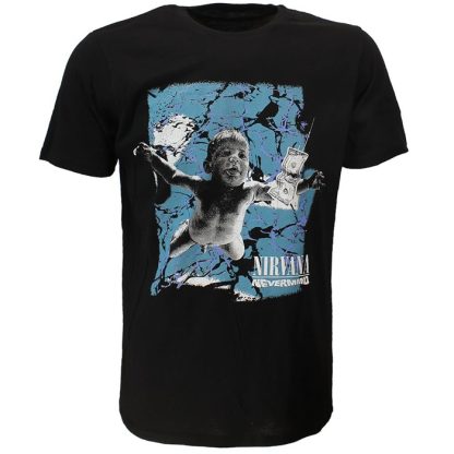 Band Merchandise Nirvana Cracked Nevermind Cover T-Shirt