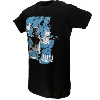 Band Merchandise Nirvana Cracked Nevermind Cover T-Shirt - Image 2