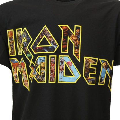 Band Merchandise Iron Maiden Eddie Logo T-Shirt - Image 3