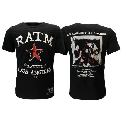 Band Merchandise Rage Against The Machine Battle Star T-Shirt