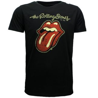 Band Merchandise The Rolling Stones Plastered Tongue T-Shirt