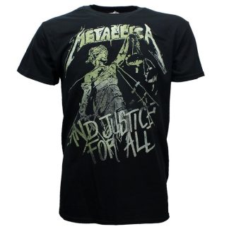 Band Merchandise Metallica Justice For All Vintage T-Shirt