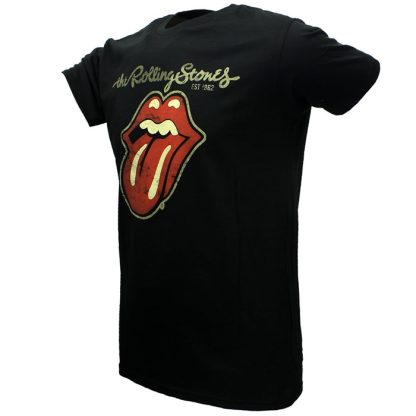 Band Merchandise The Rolling Stones Plastered Tongue T-Shirt - Image 2