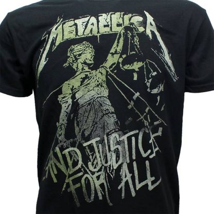 Band Merchandise Metallica Justice For All Vintage T-Shirt - Image 3