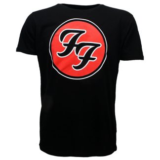Band Merchandise Foo Fighters FF Logo Band T-Shirt Black