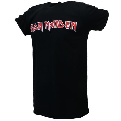 Band Merchandise Iron Maiden Band Logo T-Shirt Black - Image 2