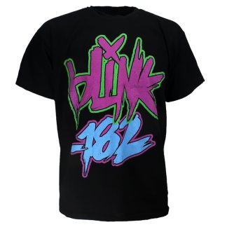 Band Merchandise Blink-182 Neon Logo T-Shirt