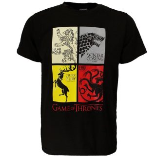 Game of Thrones Game of Thrones Heirs to the Throne T-Shirt Black