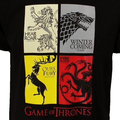 Game of Thrones Game of Thrones Heirs to the Throne T-Shirt Black - Image 3