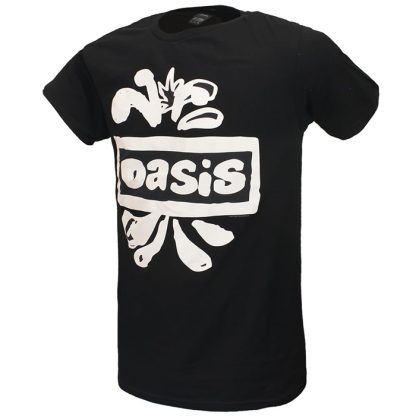 Band Merchandise Oasis Splatter Logo Official Band T-Shirt - Image 2