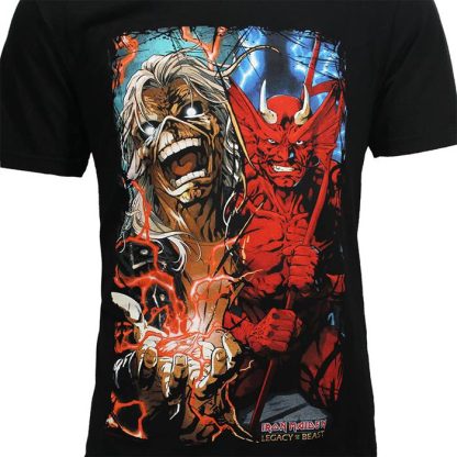 Band Merchandise Iron Maiden Duality Big Print T-Shirt - Image 3