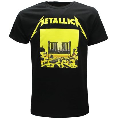 Band Merchandise Metallica 72 Seasons Burnt Crib T-Shirt - Image 4