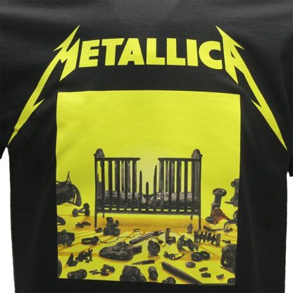 Band Merchandise Metallica 72 Seasons Burnt Crib T-Shirt - Image 5