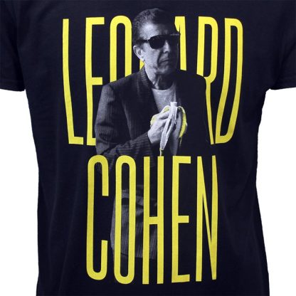 Band Merchandise Leonard Cohen Banana T-Shirt - Image 3
