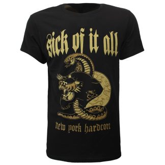 Band Merchandise Sick of It All New York Hardcore Panther T-Shirt