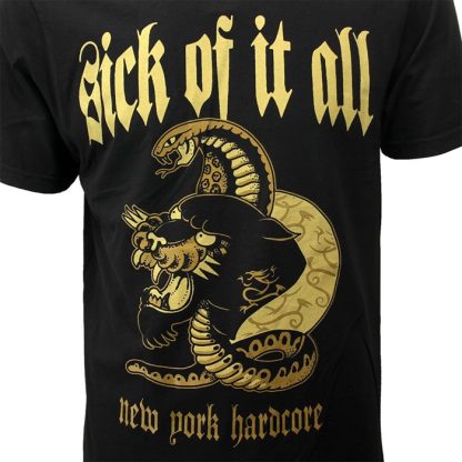 Band Merchandise Sick of It All New York Hardcore Panther T-Shirt - Image 3