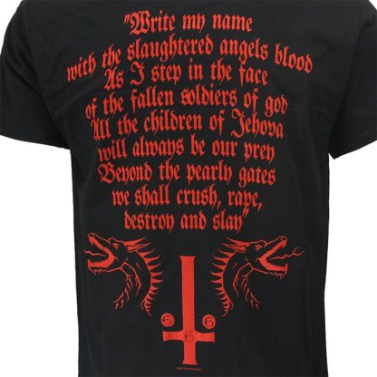 Band Merchandise Marduk Demon With Wings T-Shirt - Image 6
