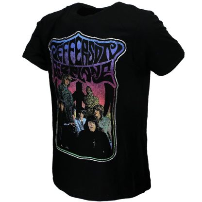 Band Merchandise Jefferson Airplane Band Photo T-Shirt - Image 2