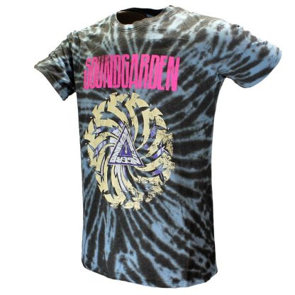 Band Merchandise Soundgarden Badmotorfinger Dip Dye T-Shirt - Image 2