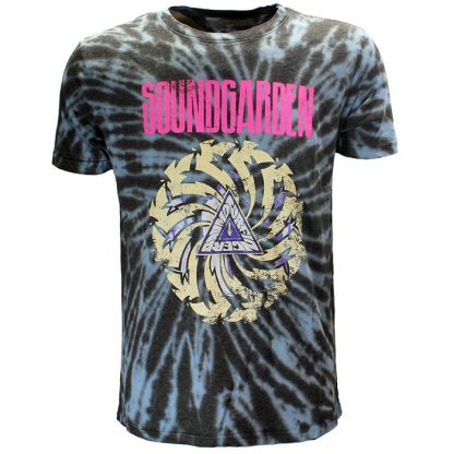 Band Merchandise Soundgarden Badmotorfinger Dip Dye T-Shirt - Image 3