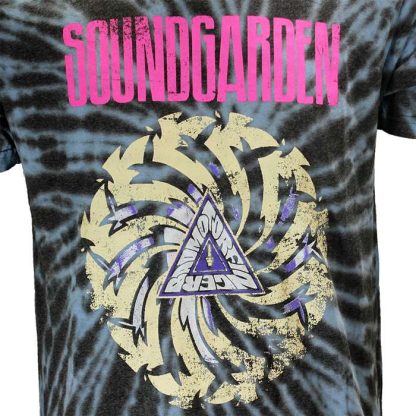 Band Merchandise Soundgarden Badmotorfinger Dip Dye T-Shirt - Image 5