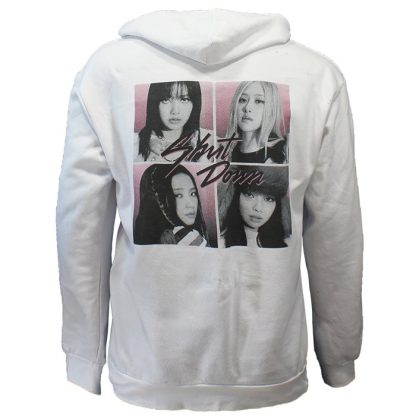 Band Merchandise Blackpink Shut Down Hoodie Sweater - Image 3