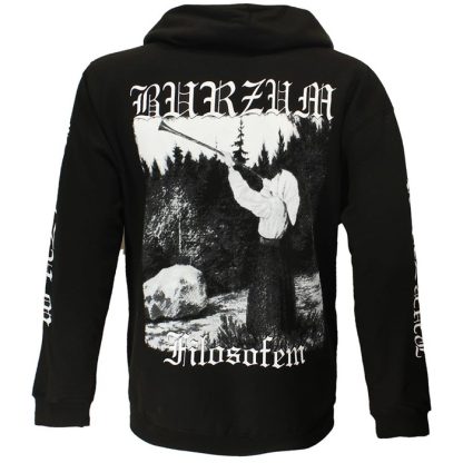 Band Merchandise Burzum Filosofem Hoodie Sweater Pullover - Image 3