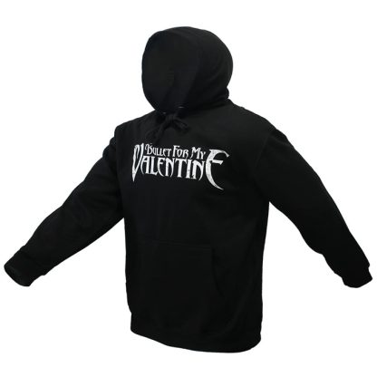 Band Merchandise Bullet For My Valentine Logo & Raven Hoodie Sweater - Image 2
