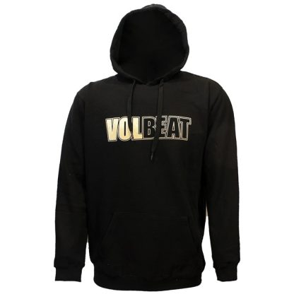 Band Merchandise Volbeat Bleeding Crown Skull Backprint Hoodie Pullover Sweater Black - Image 4