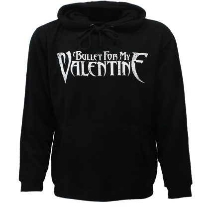 Band Merchandise Bullet For My Valentine Logo & Raven Hoodie Sweater - Image 4